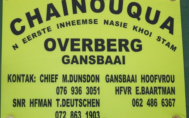 Gansbaai Khoi San reik uit 1